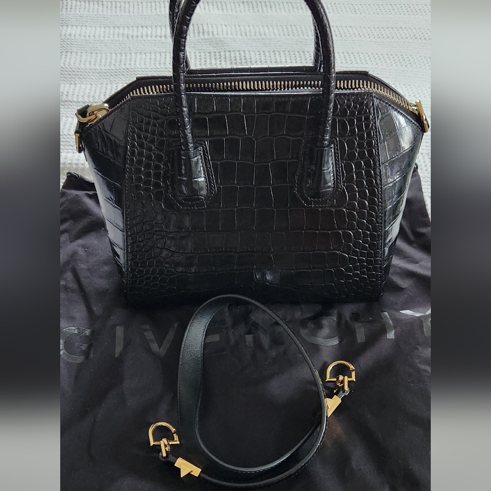 Givenchy Antigona Croc Embossed Small